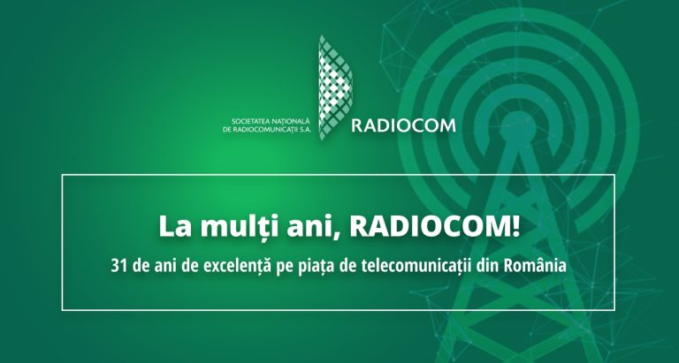 Citește mai mult despre articol 01.07.2022 RADIOCOM aniversează 31 de ani