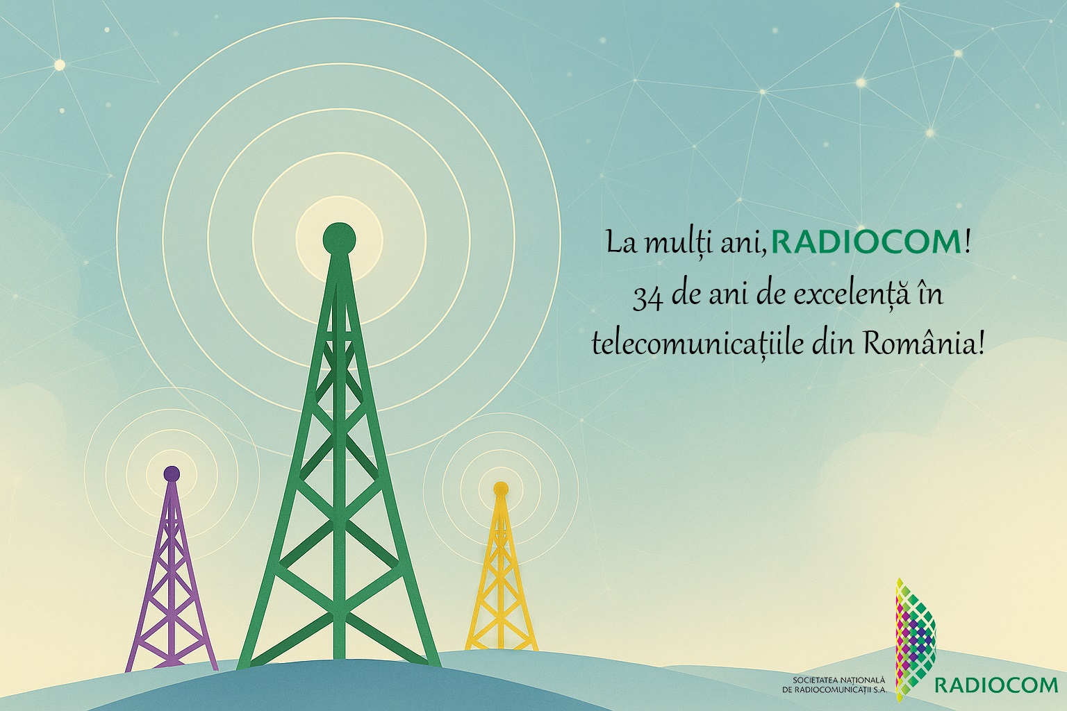 Citește mai mult despre articol RADIOCOM marchează 34 de ani de excelență în telecomunicațiile din România