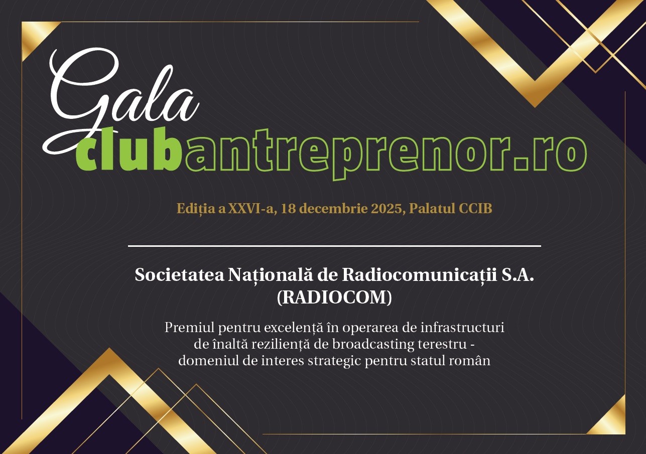 Premiul RADIOCOM Club Antreprenor